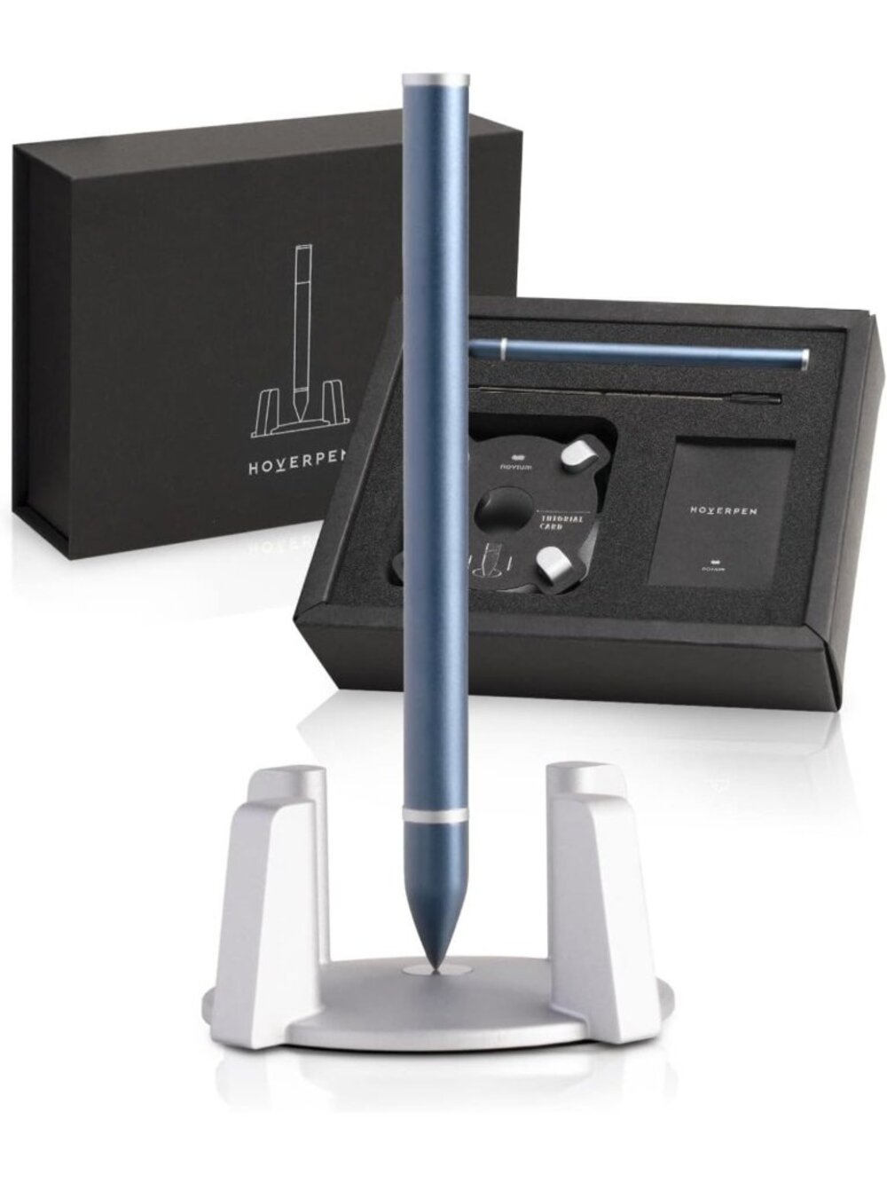 Luxury Hoverpen for Men & Women - Elegant Midnight Blue Writing Instrument